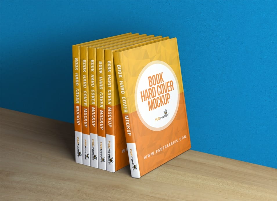 Book Hardcover Mockup PSD