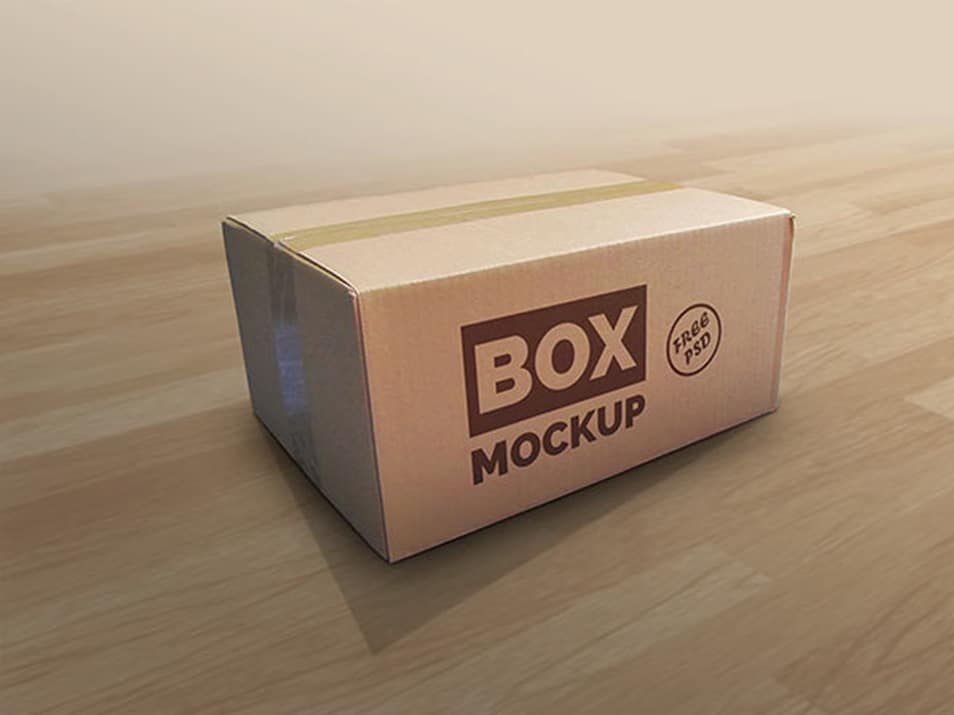 Box MockUp Free PSD
