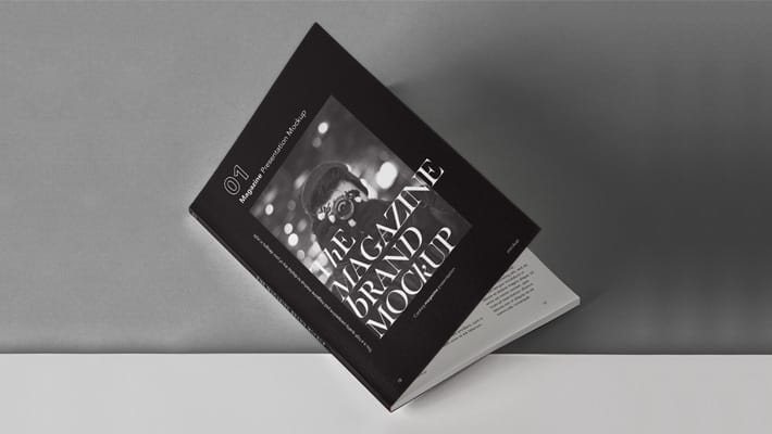 Catalog PSD Magazine Mockup