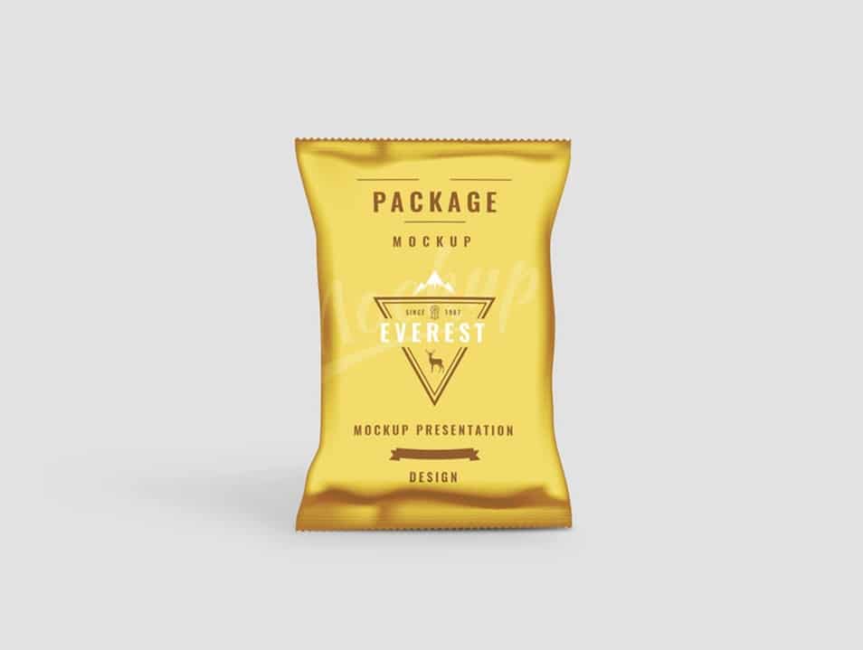 Chips Bag PSD Mockup