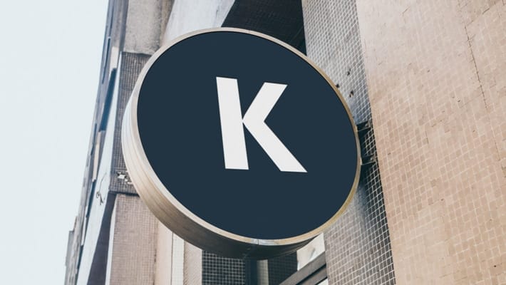 Circle Signage Mockup