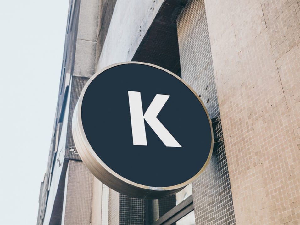 Circle Signage Mockup