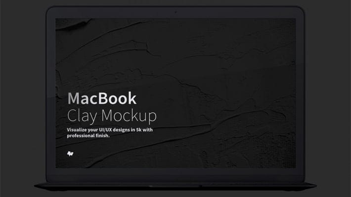 Clay MacBook Mockup