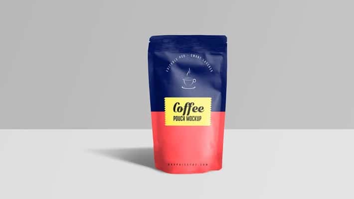 Coffee Pouch Mockup