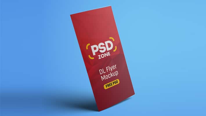 DL Flyer Mockup PSD