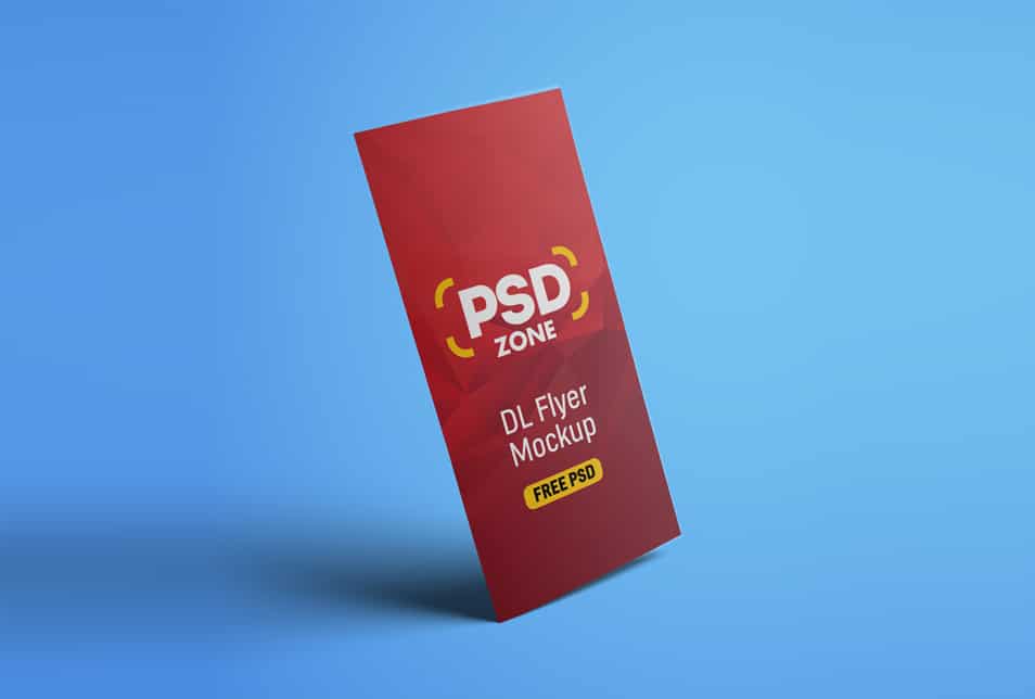DL Flyer Mockup PSD