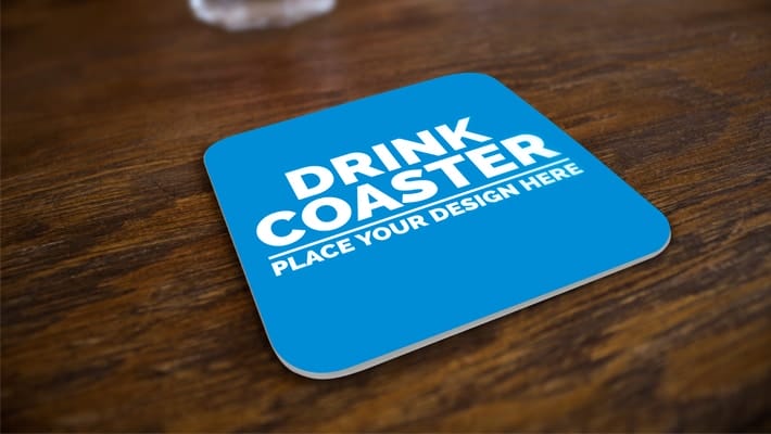 Drink Coaster Mockup
