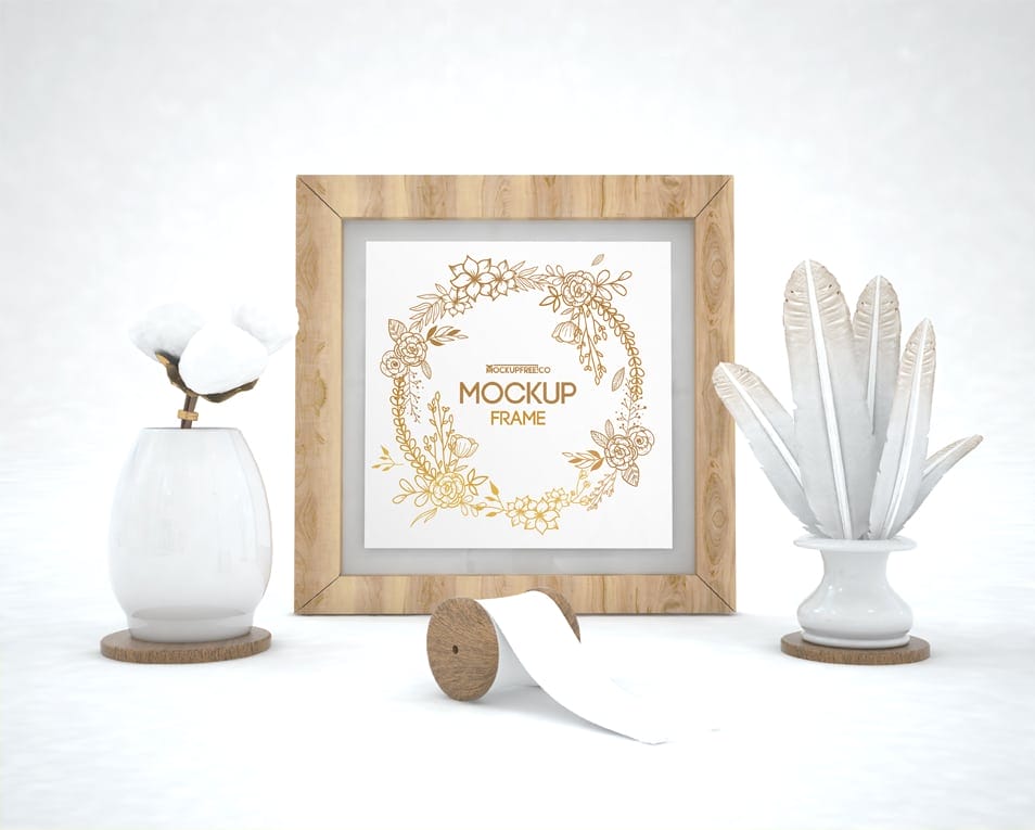 Frame Free PSD Mockup