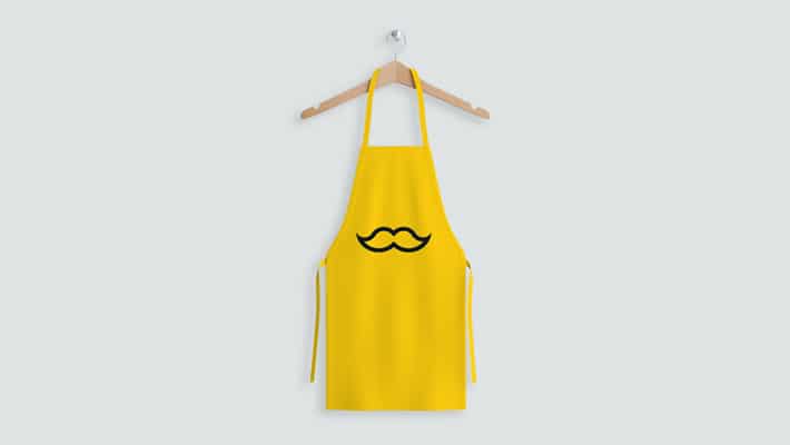 Free Apron Mockup PSD