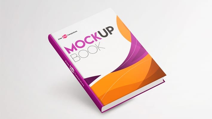 Free Book Mock-up in PSD