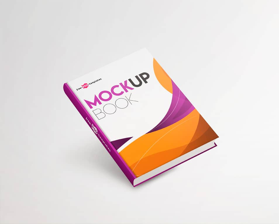Free Book Mock-up in PSD
