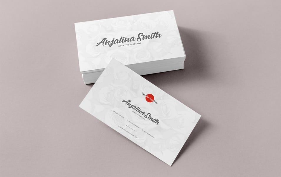 Free Brand Business Cards Mockup PSD