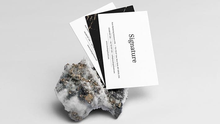 Free Business Card Mockup