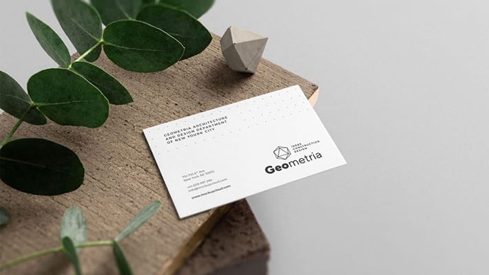 Free Business Card Mockup