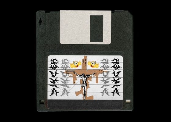 Free Floppy Disk Mockup Template