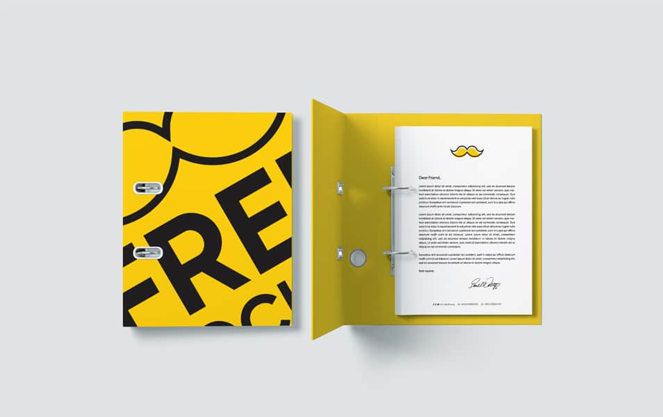 Free Folder Mockup PSD