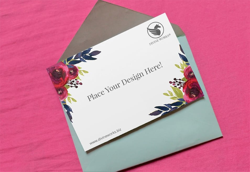 Free Invitation Card Mockup