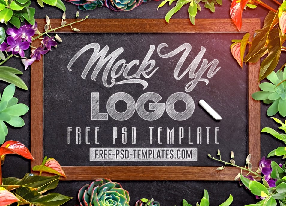 Free Logo Mockup V02 in PSD
