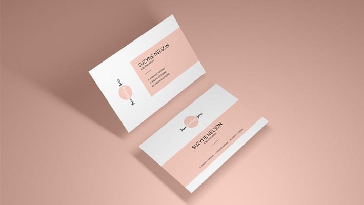 Free Modern Presentation Business Card Mockup PSD