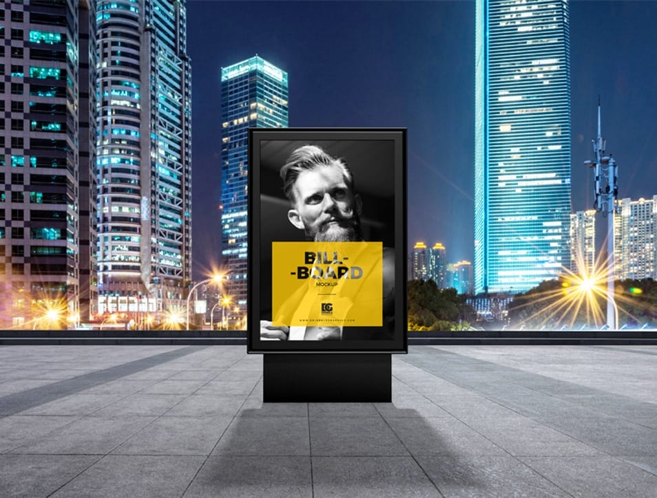Free PSD Billboard Mockup