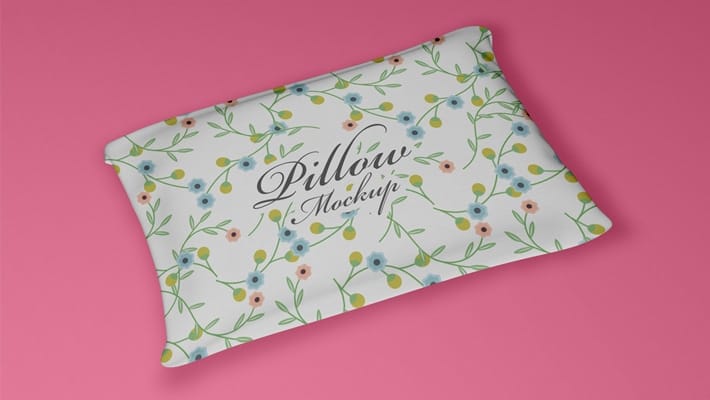 Free PSD Pillow Mockup