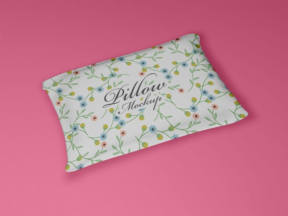 Free PSD Pillow Mockup