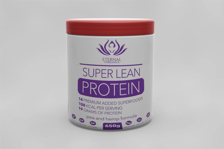 Free Protein Supplement PSD Label Design Mockup