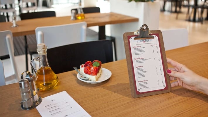 Free Restaurant Menu Card PSD Mockup Template