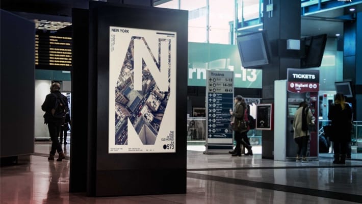 Free Shopping Complex Billboard PSD Mockups