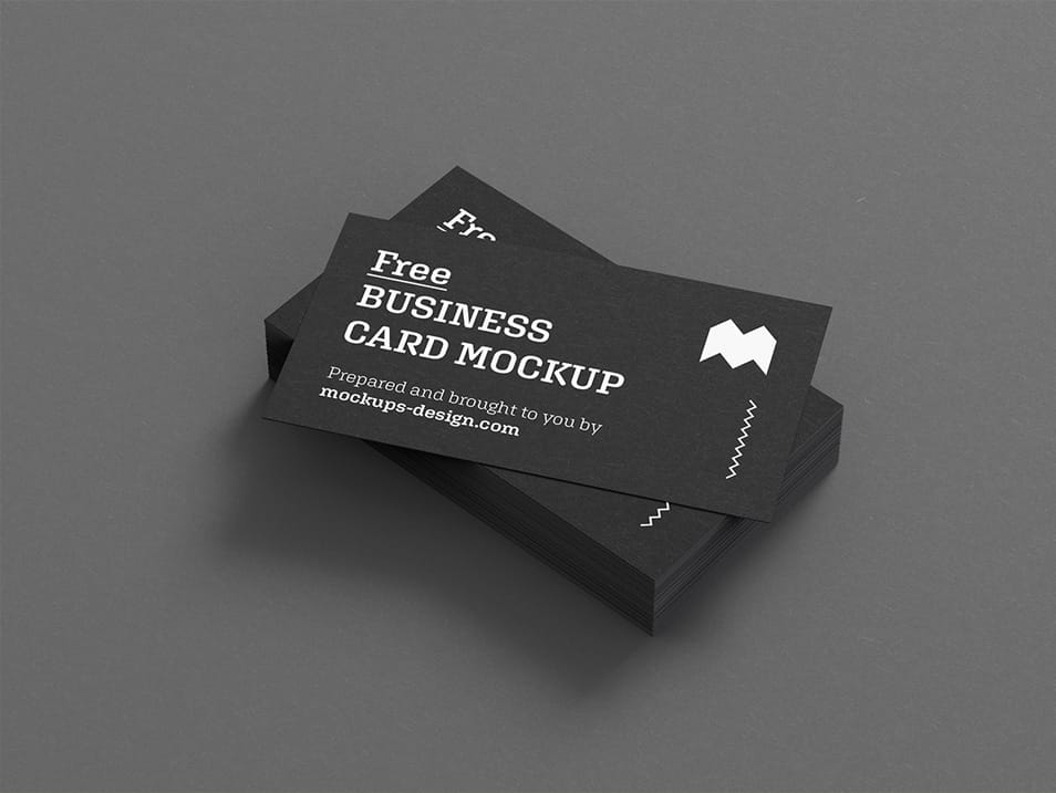 Free Business Cards Mockup