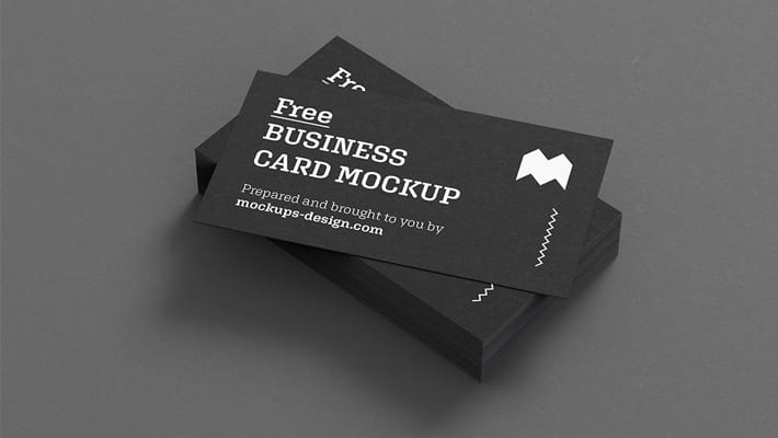 Free Business Cards Mockup