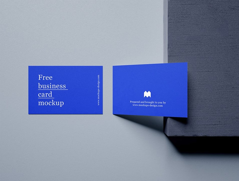 Free Business Cards Mockup