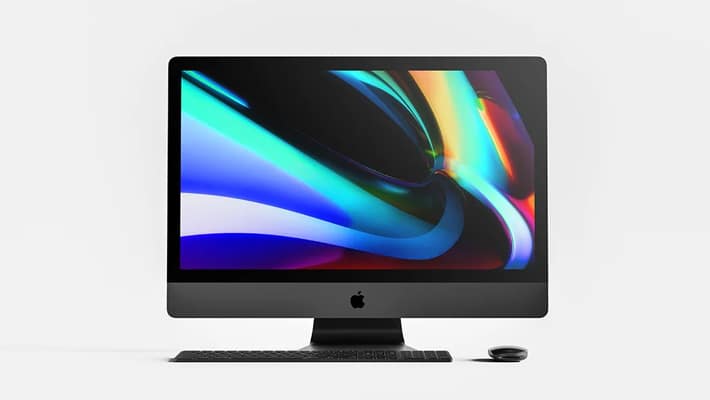 Front View iMac Pro Mockup