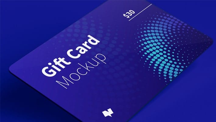 Gift Card Mockup