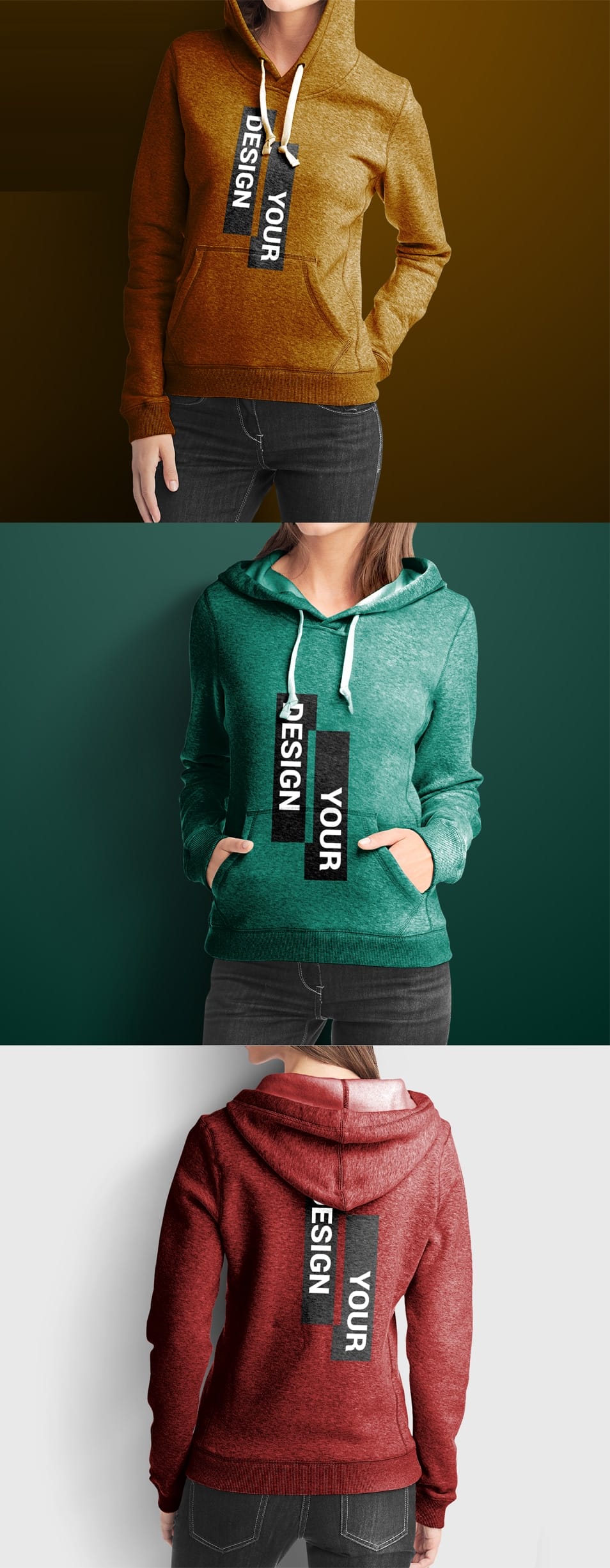 Hoodie Mockup Free PSD Bundle