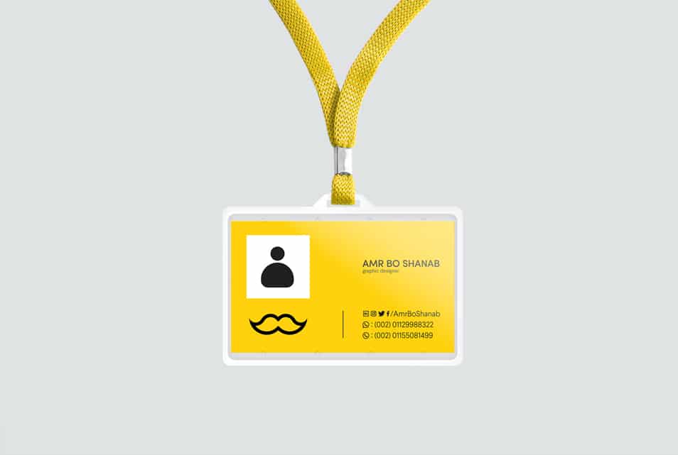 ID Card Mockup