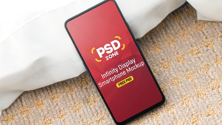 Infinity Display Smartphone Mockup