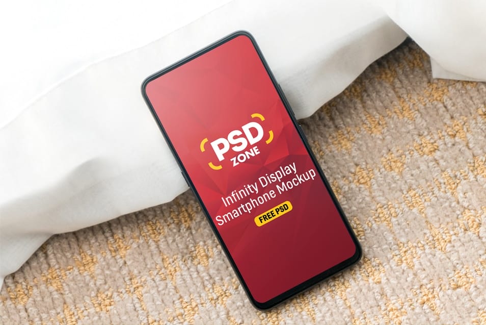 Infinity Display Smartphone Mockup
