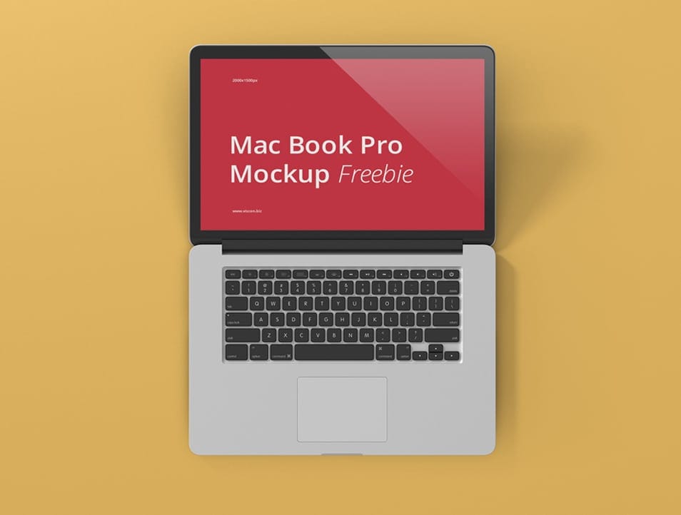 MacBook Pro Laptop Mockup