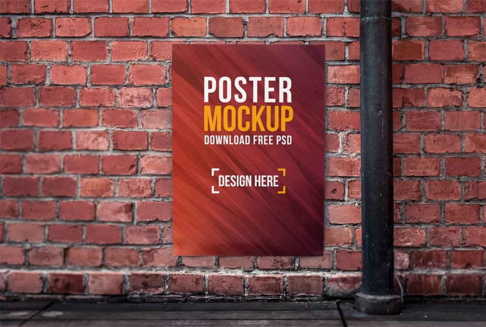 Poster Mockup PSD