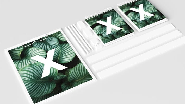 Realistic Notepads Mockup Set