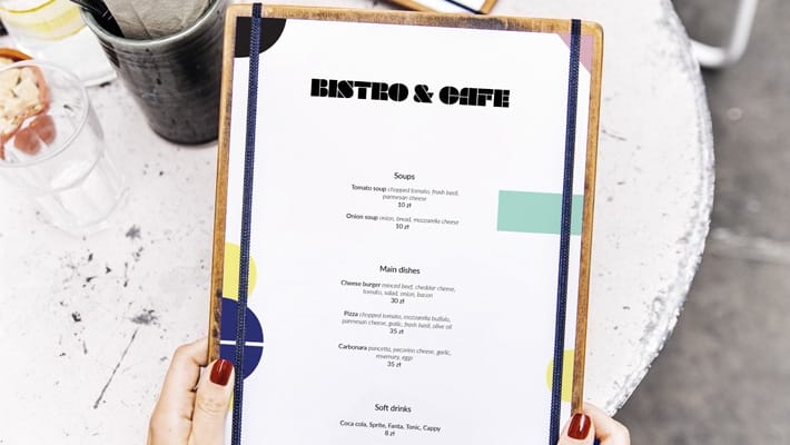 Restaurant Menu Mockup
