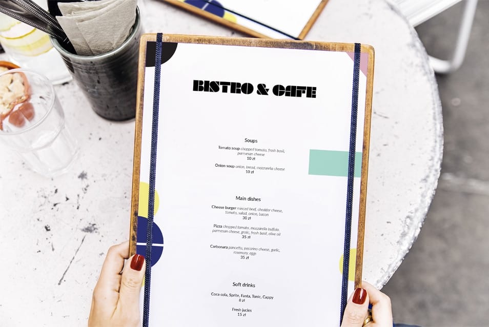 Restaurant Menu Mockup