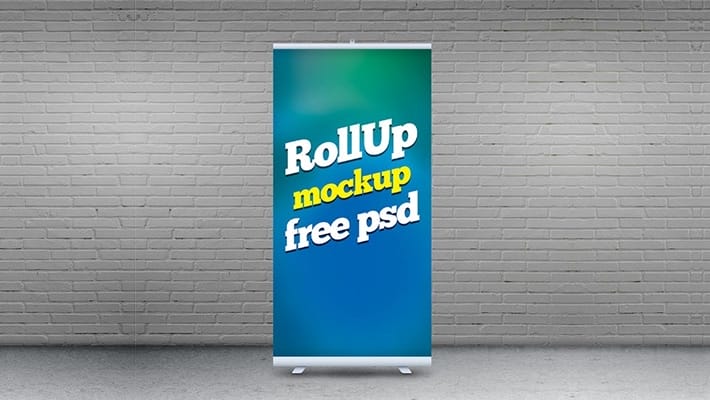 Rollup MockUp Free PSD