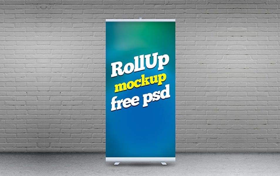 Rollup MockUp Free PSD