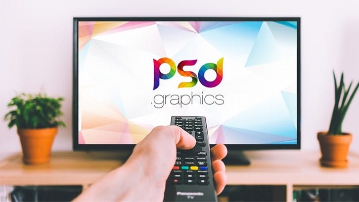 Smart TV Mockup PSD