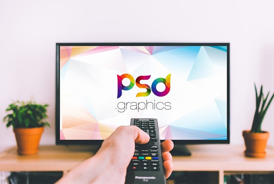 Smart TV Mockup PSD