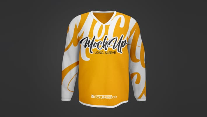 T-Shirt Long Sleeve PSD Mockups
