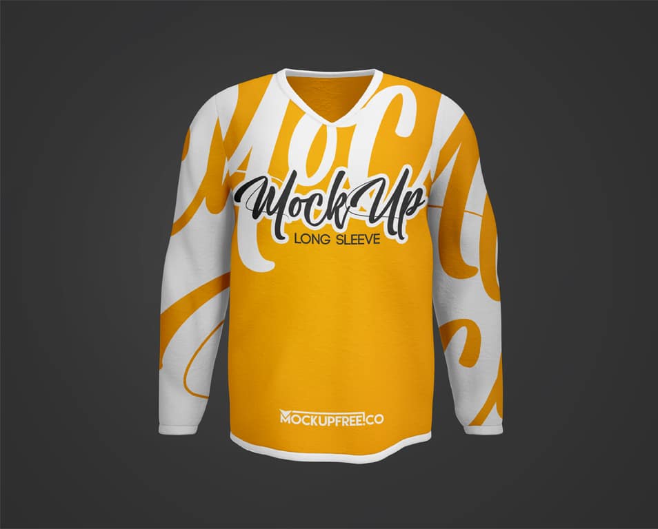 T-Shirt Long Sleeve PSD Mockups