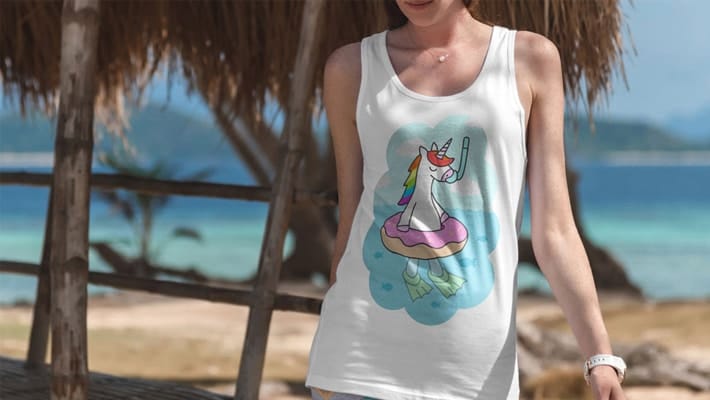 T-Shirt Mockup Vacation Edition